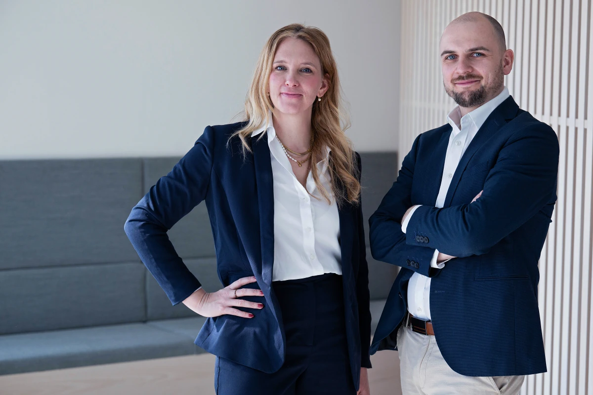 Professionelle Unternehmensfotografie Mann Und Frau